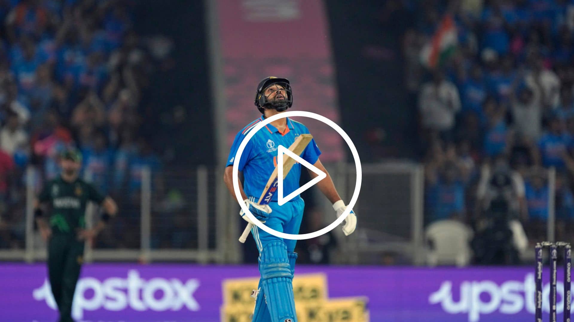 [Watch] Rohit Sharma's Stellar 50 Shines Bright in IND vs PAK World Cup 2023 Clash